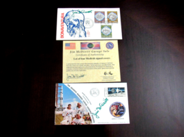 JIM MCDIVITT APOLLO 9 ASTRONAUT (3) SIGNED AUTO JIM&#39;S PERSONAL COLLECTIO... - $346.49