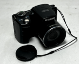 Canon PowerShot SX500 IS 30x Optical Zoom 16.0MP Digital Camera Black No... - $69.29