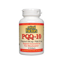 Natural Factors PQQ-10, 60 Soft Gels - $55.97