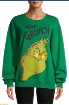 Dr. Seuss The Grinch Womens Juniors Holiday Sweatshirt  Green XS\M\XL\3XL - $34.60+