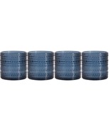 Halo Set Of 4 Cobalt DOF 13 Oz Glasses - $44.34