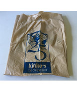Vintage Kinko&#39;s the copy center plastic store shopping bag 25 years grap... - $366.64 MXN