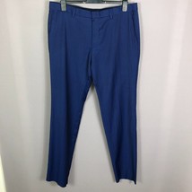 Hugo Boss Dieselstrasse 12 Blue Slim Fit Wool Dress Pants Size 44R 38W - £47.90 GBP