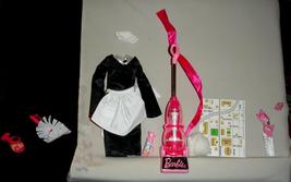 Barbie doll maid housekeeping dress accessory vintage lot ensemble vacuum tools - £39.08 GBP