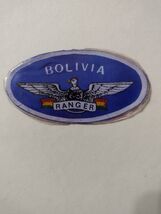 PARACHUTE BADGE, BOLIVIA,  RANGER QUALIFICATION BADGE IN CLEAR PLASTIC - $6.93