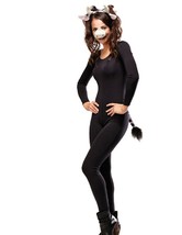 Cow Kit - Adult Costume Accessory - Headband/Tail/Nose - Black/White - One Size - £8.59 GBP