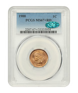 1900 1C PCGS/CAC MS67+RD - £23,203.10 GBP