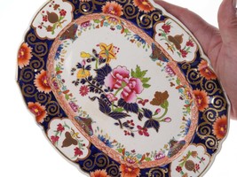 c1840 British Imari hand painted earthenware platter - $163.35