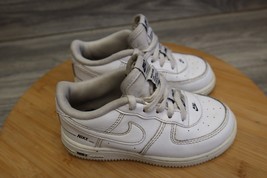 Nike Shoe Toddler 10C White Sneaker Air Force 1 CW0986-100 11/20/19 02/1... - £31.13 GBP