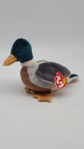 Ty Beanie Babies Jake the Mallard Duck Plush Toy RARE TAG ERRORS  - $85.75