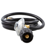 Camco Low Pressure Gas Regulator with 6&#39; Propane Hose and Quick Connect ... - £96.38 GBP