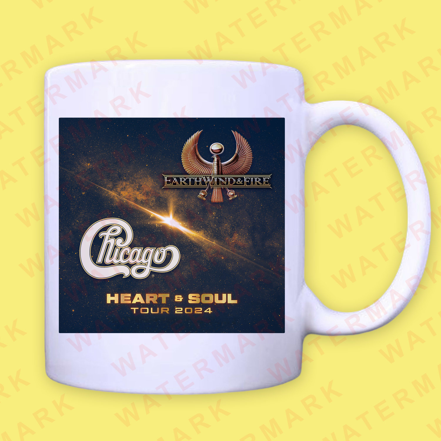 CHICAGO, EARTH WIND & FIRE HEART AND SOUL TOUR 2024 Mug Mugs