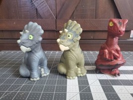 1996 Jurassic Park The Lost World Baby TRICERATOPS  JP57 velociraptor lot of 3 - £30.42 GBP