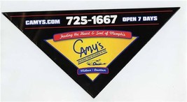Camy&#39;s Triangle Menu Feeding the Heart and Soul of Memphis Tennessee  - £13.93 GBP