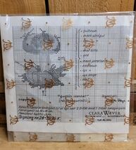 1960s Clara Waever Counted Cross Stitch Nr 26-3274K Mushroom Quelets Sko... - $89.59