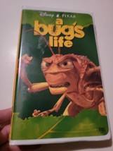 Disney Pixar A Bug&#39;s Life (VHS, 1999) White Clam Shell Case Hopper Cover Movie - £7.33 GBP