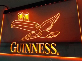 Guinness Toucan Illuminated Led Neon Sign Home Decor, Bar, Pub, Lights Décor Art - £20.78 GBP+
