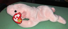 Ty 4005 Beanie Babies Squealer The Pig 8 inch Plush Toy - Pink - £30.91 GBP