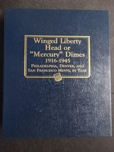 Whitman Winged Liberty Head or Mercury Dime Coin Album Book # 2 1916-1945 #9118 - $31.95