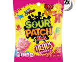 2x Bags Sour Patch Kids Big Heads Assorted Flavor Soft &amp; Chewy Gummy Can... - $11.25