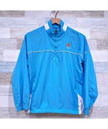 Kate Lord Kiawah 1/4 Zip Pullover Windbreaker Jacket Blue Golf Womens Small - $49.49