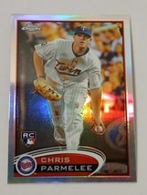 Chris Parmelee Minnesota Twins 2012 Topps Chrome Refractor Rookie Card #162 - £0.77 GBP