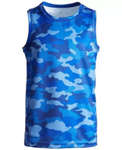 ID IDEOLOGY Big Boys Cassandra Camo Tank Deep Cobalt Size XL - $9.90