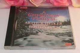 A Christmas Festival With Arthur Fiedler &amp; Boston Pops 17 Tracks Xmas Music CD - $11.43