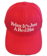 Relax It’s Just A Red Hat Embroidered Political Pro-Presidential Rally H... - $343.21 MXN