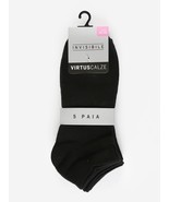 5 paia di fantasmini da donna calzini corti virtus calze cotone V720 min... - $9.70 CAD