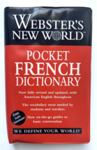 Webster&#39;s New World Pocket French Dictionary Vinyl Bound 2008 - £5.66 GBP