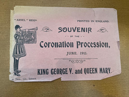 Souvenir of the Coronation Procession June 11 1911 George V very long pa... - £35.97 GBP