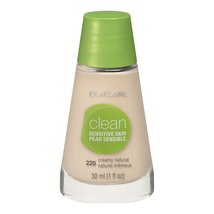 CoverGirl Clean Sensitive Skin Liquid Makeup, Creamy Natural (N) 220, 1.0-Ounce  - £14.67 GBP