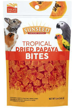 Gourmet Tropical Dried Papaya Bites for Birds and Small Animals - £6.23 GBP