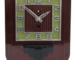 French Art Deco Jaz 1930&#39;s Large Bakelite 8-Day Mantle Clock - $465.30