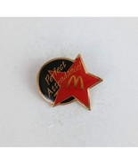 Vintage Perfect Attendance Star McDonalds Employee Lapel Hat Pin - $19.70 CAD