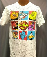 Space Jam Mens M Looney Tunes Monster Squad Vintage Bugs Graphic T-Shirt... - £31.60 GBP