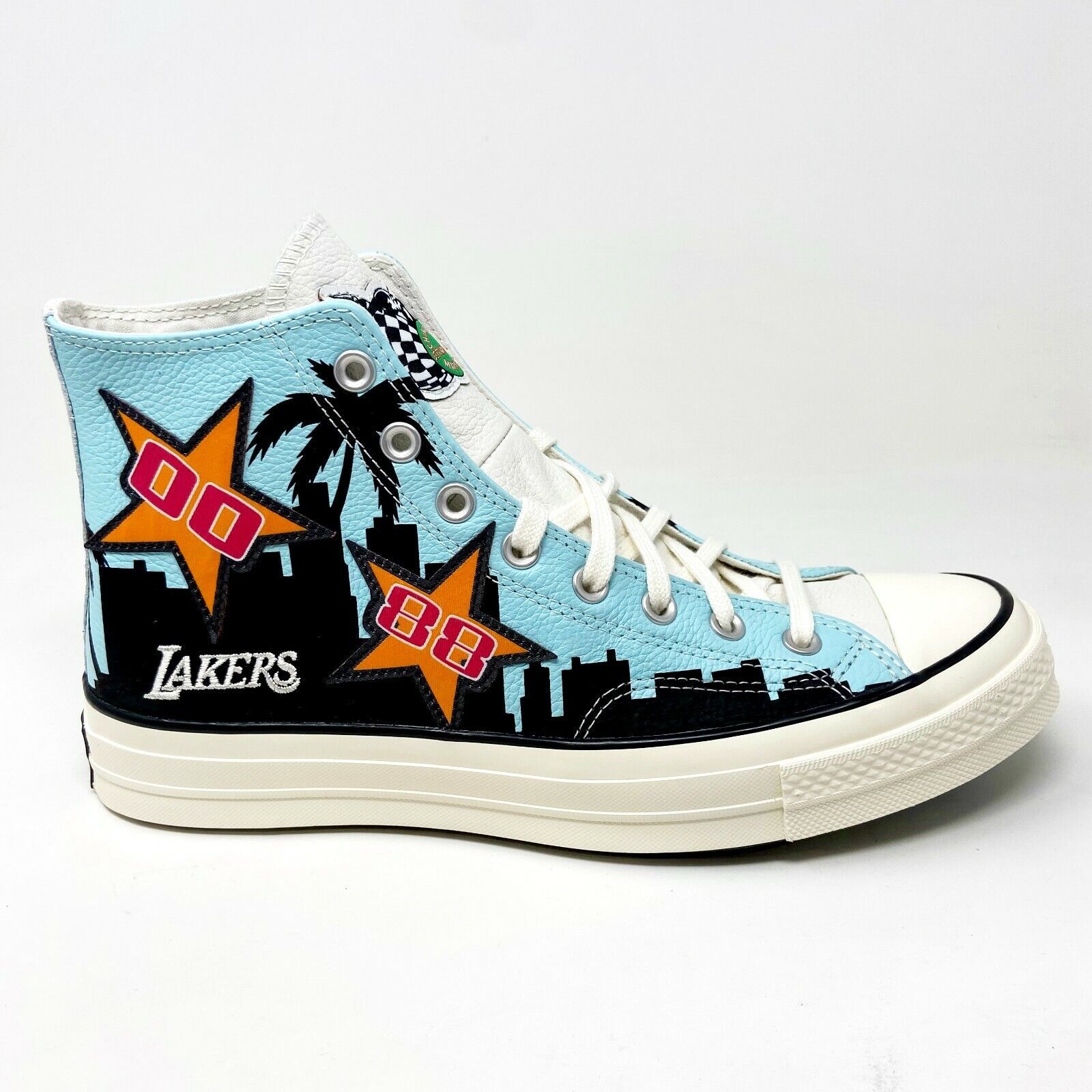 Converse Chinatown Market Chuck 70 Hi Pool Side Black LA Lakers Womens 171242C