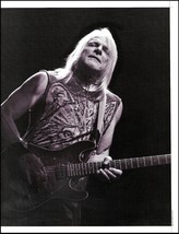 Steve Morse onstage with Signature Ernie Ball Music Man Guitar pin-up photo 4c - £2.99 GBP