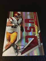 2009 Playoff Absolute Brian Cushing Game Worn USC Triple Jersey Auto RC 17/25 MT - £37.97 GBP