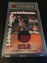 Nsa Lebron James Game Used Jersey Patch 21/23 Cleveland Cavaliers Mint - £30.83 GBP