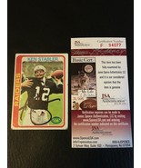 1978 TOPPS #365 KEN STABLER AUTOGRAPH AUTO OAKLAND RAIDERS SIGNED JSA CE... - £38.57 GBP