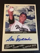 20O9 GOODWIN CHAMPIONS DON NEWCOMBE AUTO AUTOGRAPH LA DODGERS SIGNATURE - £15.12 GBP