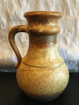 Vintage Scheurich-Keramik Pottery Water Jug Ewer Pitcher 496-18 West Ger... - $34.95