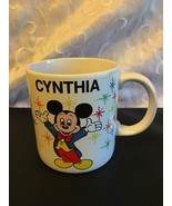 VINTAGE 1980&#39;S  DISNEY WORLD MICKEY MOUSE MAGIC KINGDOM CYNTHIA MUG CUP - $20.04 CAD