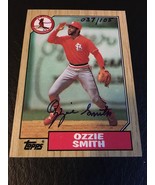 1987 Topps Ozzie Smith Buyback Auto Autograph Cardinals 37/105 Mint - £96.11 GBP