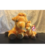 TY BEANIE BABIES BUDDIES TWIGS THE GIRAFFES LOT OF 2  LARGE &amp; SMALL - $26.45 CAD