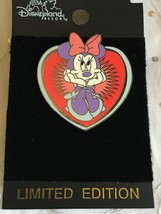 Disney Pin 2001 Disneyland Exclusive Mystery Pin #14 Minney Mouse Heart Le 1200 - $96.63