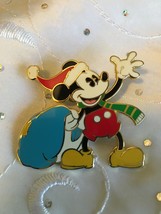 2001 DLR CAST DISNEY CHRISTMAS HOLIDAY PARTY MICKEY MOUSE SANTA PIN LE 3000 - £14.29 GBP