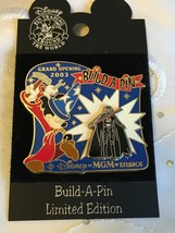 Disney Mgm Build A Pin Grand Opening 2003 Sorcerer Mickey &amp; Darth Vader Le 1200 - £75.47 GBP
